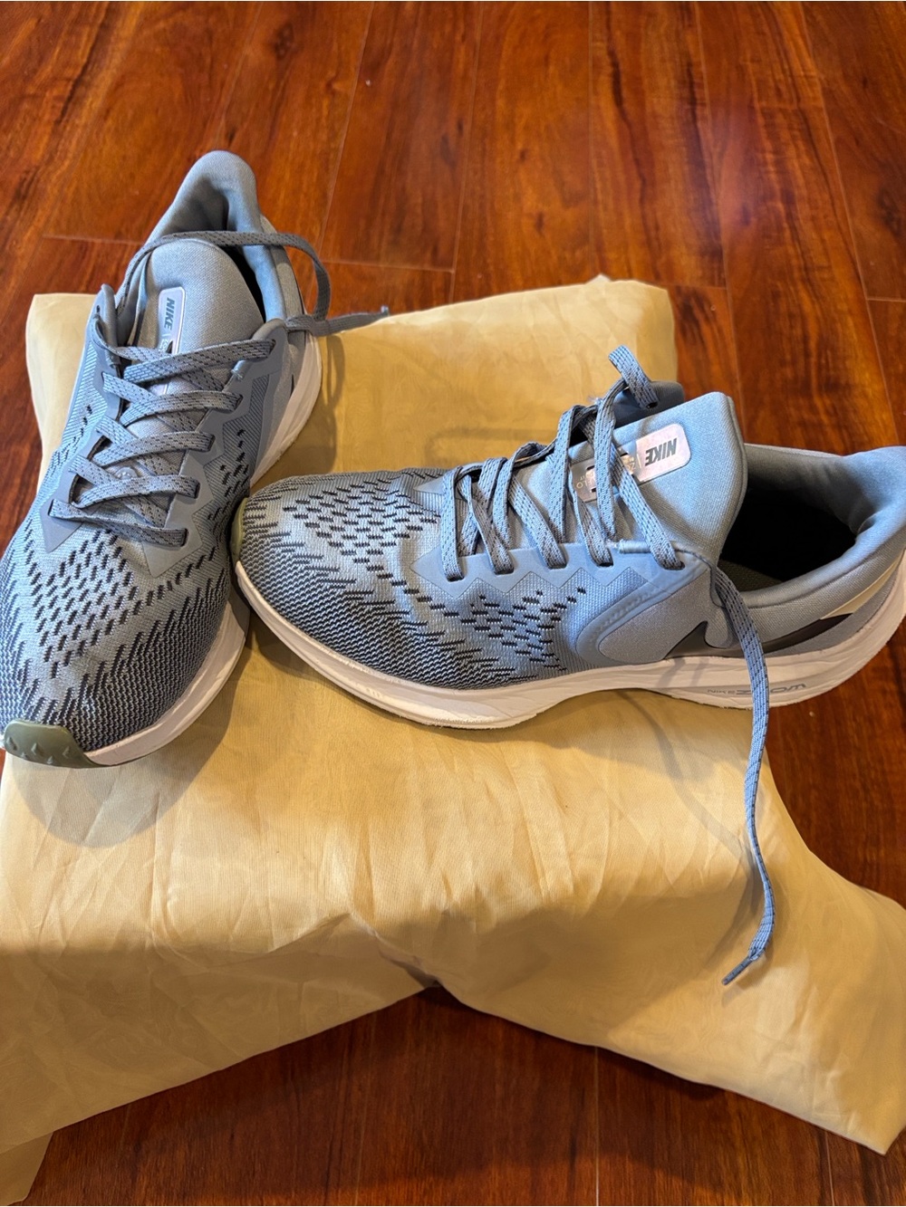 Nike Light Blue Mesh Running Sneakers
